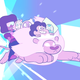 Taking a ride on a magical lion.